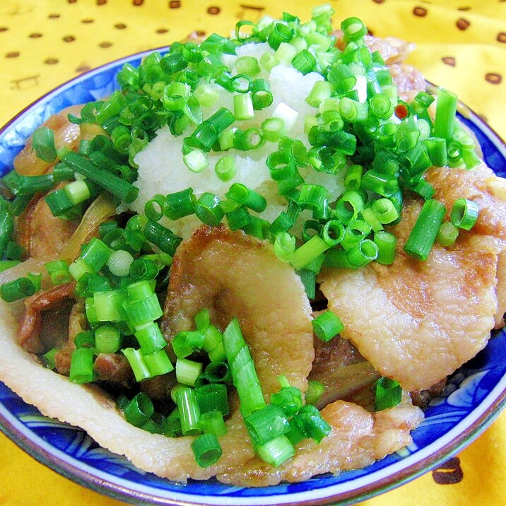 大根おろしでさっぱり♪おろし豚丼